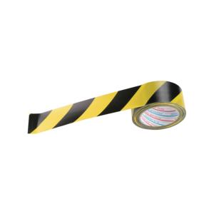 パイオラン 標示テープ トラ柄 安全表示テープ 50mm×25m巻 4967529552457