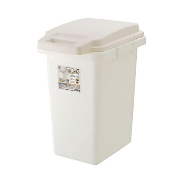 リス ワンハンドパッキンペール ベージュ 33L ゴミ箱 33JS 4971881166719