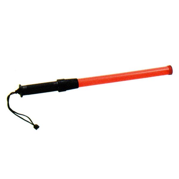 勝星産業 シグナルライト 510mm 点滅式 蛍光赤 単2乾電池×2個(別売) 安全作業 R-04 ...
