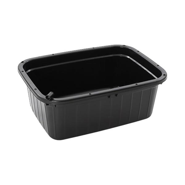 サンコープラスチック(SankoPlastic) タライ キングタライ 角型 110L ブラック 水...