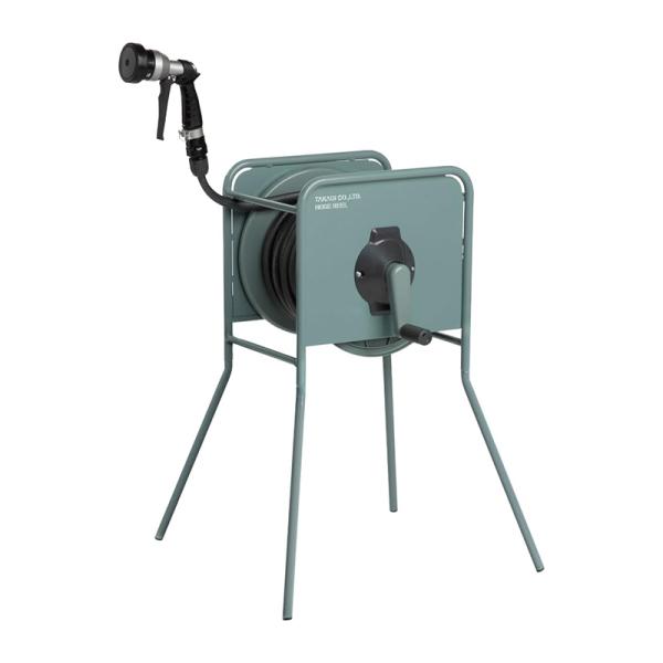 タカギ 散水ホースリール リフトメタル 20m RF320GY 4975373040914