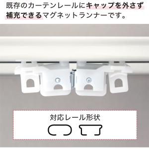 TOSO カーテンレール用ランナー SCマグネ...の詳細画像1
