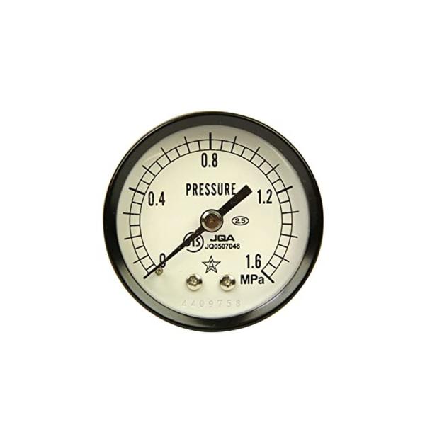 右下精器 汎用圧力計A50・R1/4後 S-130・1.6MPA 4977292426459