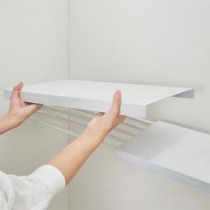 平安伸銅 スチールフラット棚カバー 突っ張り棒...の詳細画像2
