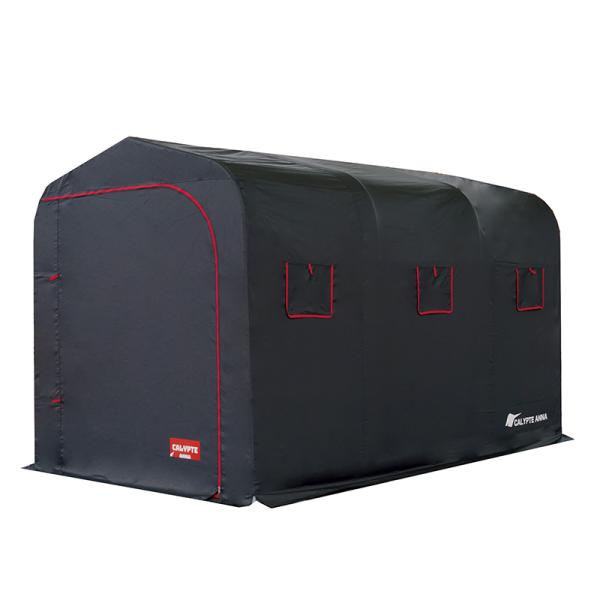 南榮工業 カリプトガレージXL サイクルハウス ブラック お取り寄せ商品