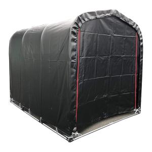 サイクルハウス SH6-SB (前面カーテン式/自転車3台用) [南栄工業