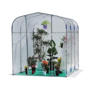 ビニール温室 220*120*215CM 大型ビニール温室 カバー付き 家庭用
