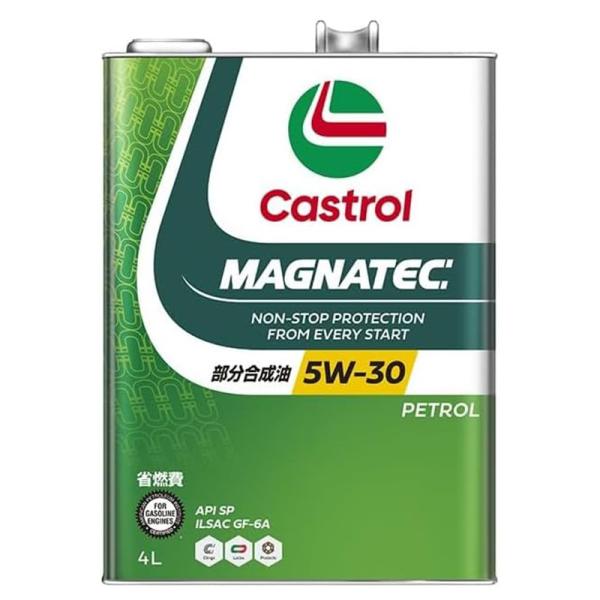 カストロール マグナテック API SP 4L 部分合成油 1缶 4輪ガソリン車用 CASTROL ...