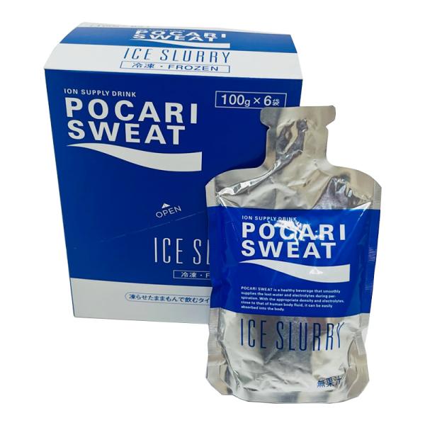 大塚製薬 ポカリスエットアイススラリー 100g パウチ 6袋 ドリンク 4987035349112