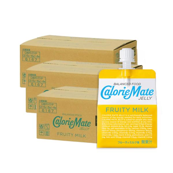 【72個セット】大塚製薬 カロリーメイト ゼリータイプ フルーティミルク味 215g×72個 498...