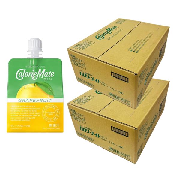 【48個セット】大塚製薬 カロリーメイトゼリー グレープフルーツ味 215g×48個 4987035...