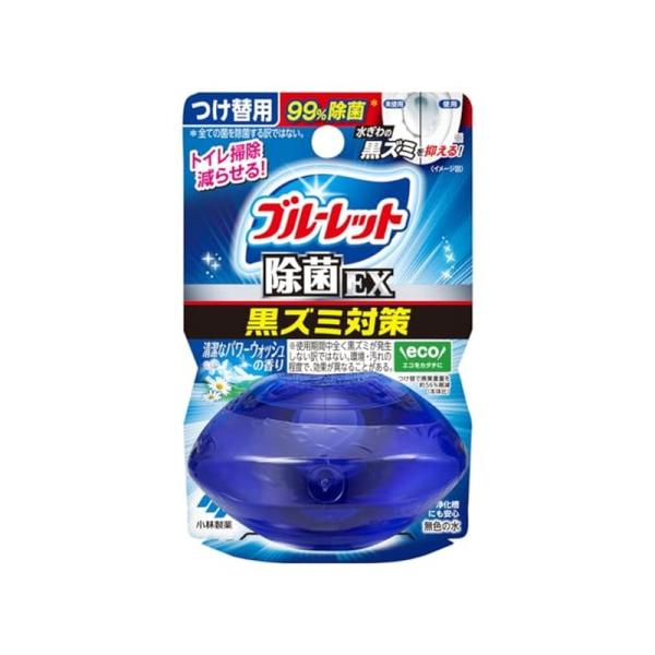 小林製薬 液体ブルーレットおくだけ除菌EX トイレタンク芳香洗浄剤 つけ替え用 パワーウォッシュの香...