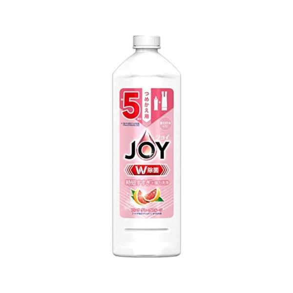P&amp;G ジョイ W除菌 食器用洗剤 贅沢グレープフルーツ 詰め替え 特大 670mL 1個 4987...