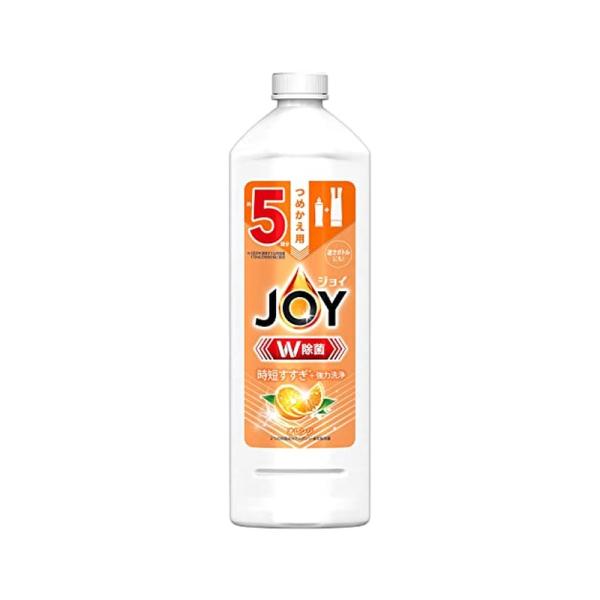 P&amp;G ジョイ W除菌 食器用洗剤 贅沢シトラスオレンジ 詰め替え 特大 670mL 1個 4987...