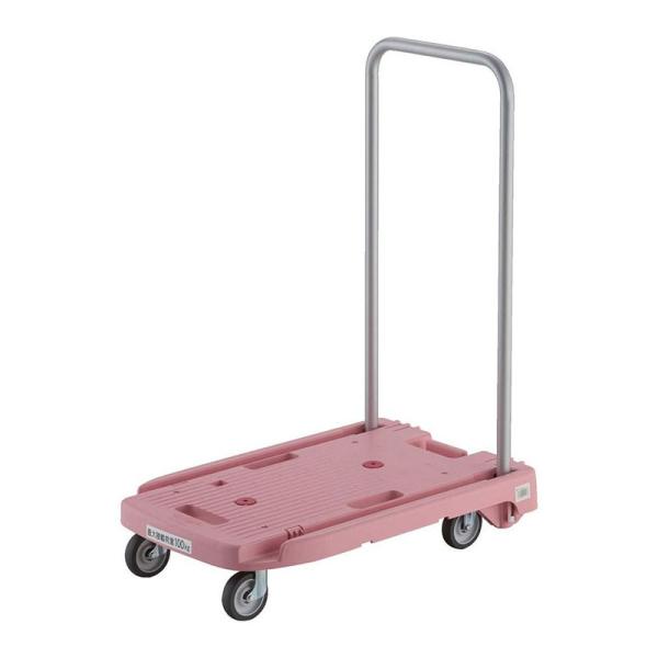 TRUSCO(トラスコ)  樹脂台車　こまわり君 ピンク　省音　MP6039N2P