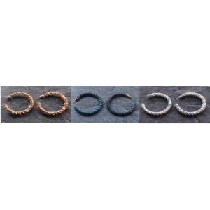 ピアス　アンティーク　フープ　シルバー　ゴールド　ターコイズ　プレゼント　レディース　