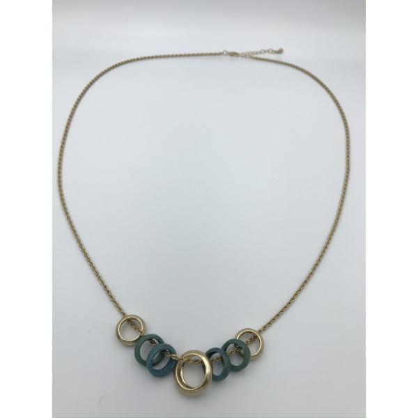 ネックレス　アンティーク　ゴールド　リング　ターコイズ　プレゼント　レディース