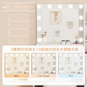 即納 新作登場 ドレッサー スツール付き 大型...の詳細画像3