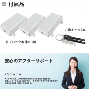 窓 ロック 防犯グッズ (鍵付き3個入り) 窓...の詳細画像5