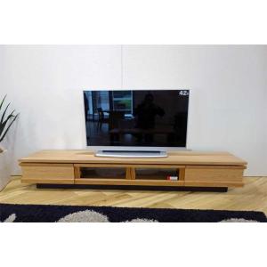 ホワイトオーク材 ZIO240TVナチュラル ジオ240TV ON色 W2400×D445×H355...