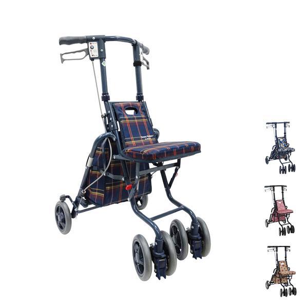 シルバーカー コンパクト おしゃれサニーウォーカーSP(中） 島製作所 (手押し車 ショッピングカー...