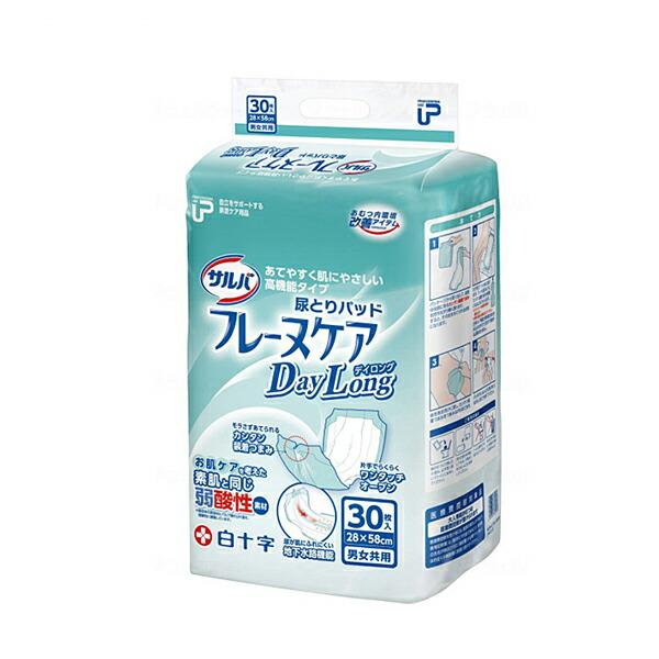 PU サルバフレーヌケア デイロング 33217 30枚 白十字 (介護 おむつ パッド 男女共用)...