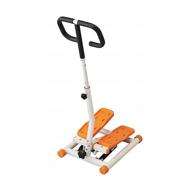 ハンドル付きステッパー 楽々ふみふみ ウェルファン (介護 トレーニング ステップ) 介護用品