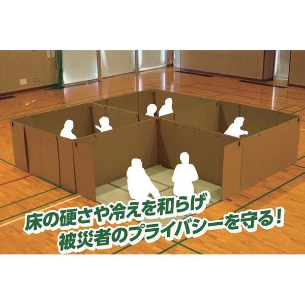 (代引き不可)仕切り付き防災ユニット畳 安全地帯 200×200×100cm イケヒコ・コーポレーシ...