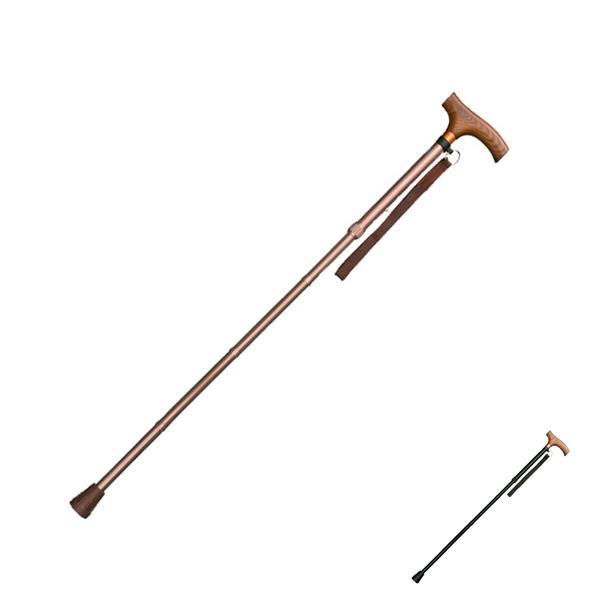 杖 ステッキ 折りたたみ シンプル おしゃれ 女性 軽量 収納袋付 替えゴム付 アルミ 軽量 スリム...