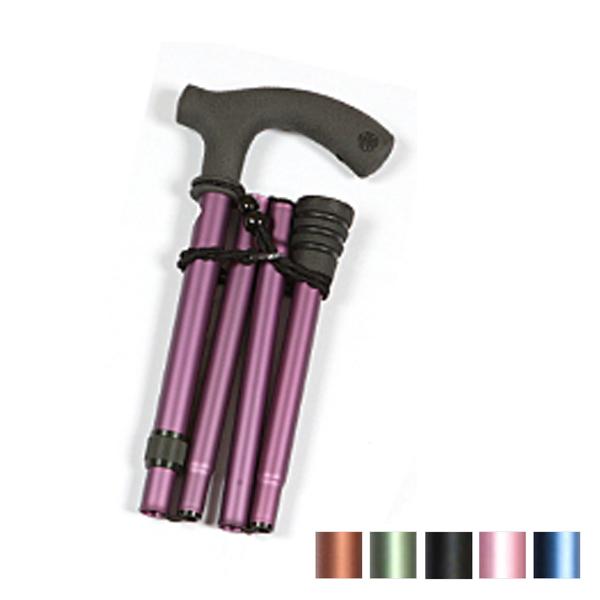 杖 ステッキ 折りたたみ調節式杖 るんるん スタンダード マルトク 介護用品