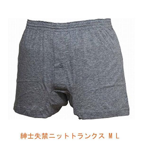 尿漏れパンツ 男性 トランクス ちょいもれパンツ 失禁パンツ 紳士 失禁 ニットトランクス W662...