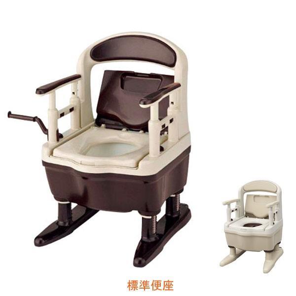 アロン化成 ポータブルトイレ ジャスピタ 標準便座 533-900 533-920 (樹脂製 ポータ...