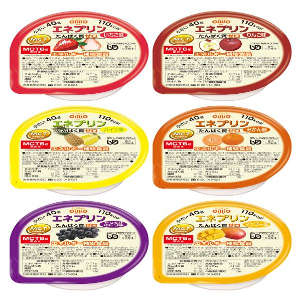 高カロリー食品 高齢者 エネプリン 6種セット 40g×各1 介護食 日清オイリオグループ 区分3 ...