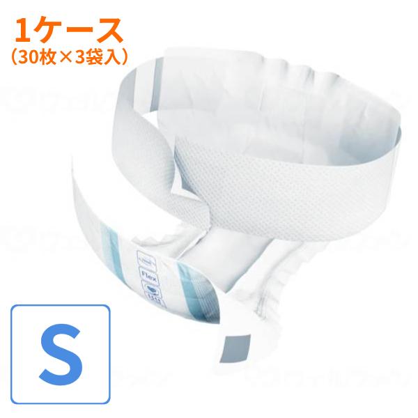 (1ケース) 大人用オムツ TENA フレックス プラス S　730437　1ケース（30枚×3袋入...