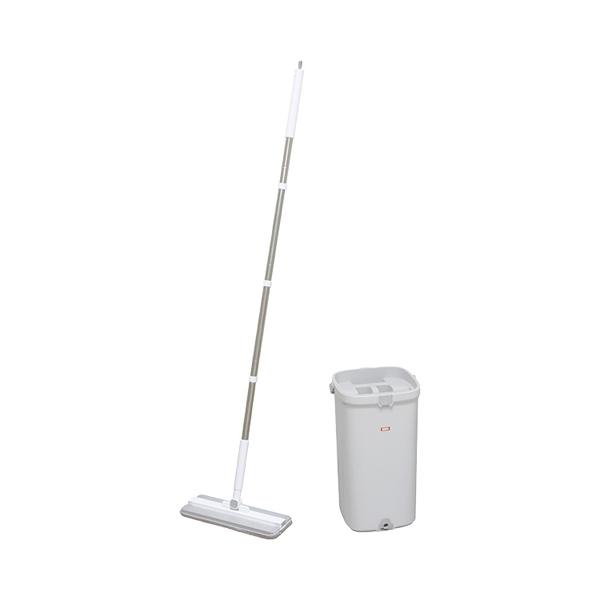 洗濯機能付きマイクロファイバーモップ ピュアマスターPro EBM-300 ダイト 介護 掃除用品 ...