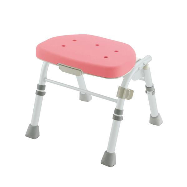 リッチェル 折りたたみシャワーチェア Ｍ型 背なし 47741  (コンパクト 入浴用品 お風呂用椅...