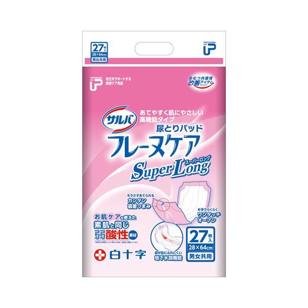 PU サルバフレーヌケア スーパーロング 33219　27枚 白十字 (介護 おむつ パッド 男女共...