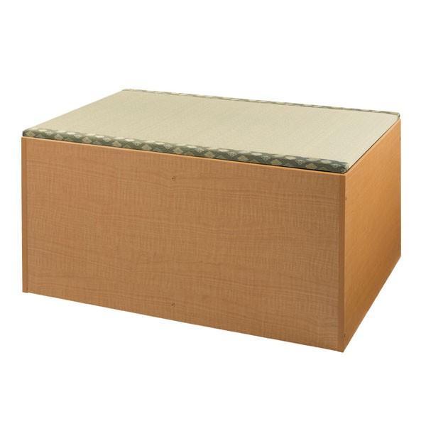 (代引き不可) 畳ユニットボックス ハイタイプ STBYH-90  幅90cm (幅90×奥行60×...