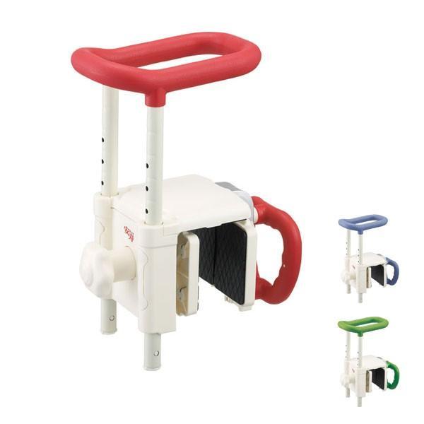 浴室手すり お風呂 浴槽 介護 アロン化成 安寿 高さ調節付浴槽手すり UST-130R (入浴グリ...