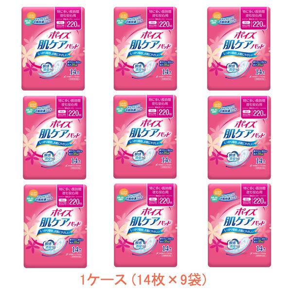 1ケース ポイズ肌ケアパッド 特に多い長時間・夜も安心用 (安心スーパー) 88092→88278　...