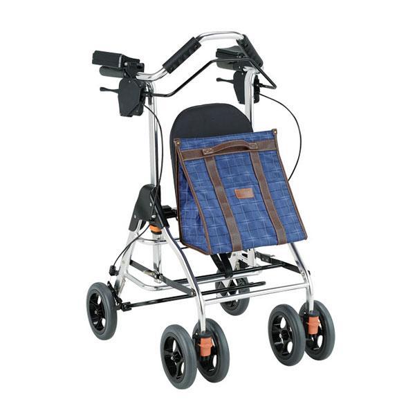 手押し車 高齢者 おしゃれ シルバーカー コンパクト テイコブリトルF WAW03 幸和製作所 歩行...