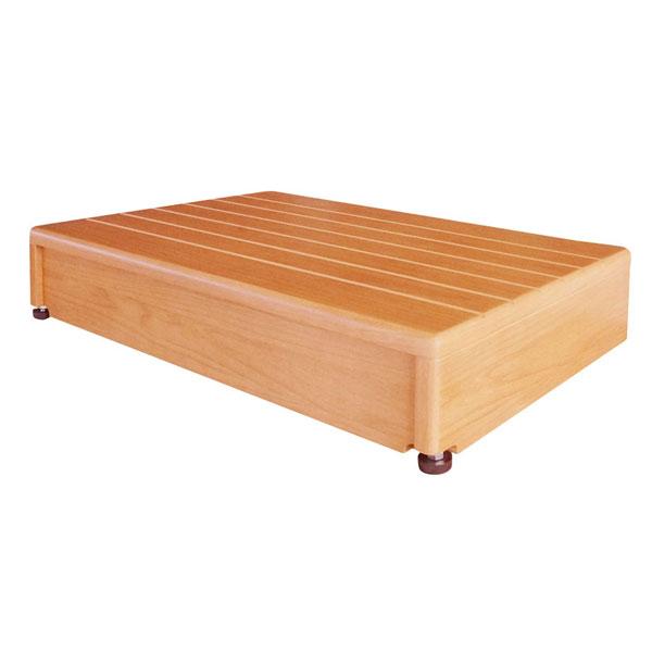 玄関台(木製) 60W-40 640-030 (幅60×奥行40×高さ12cm)  シコク  (玄関...