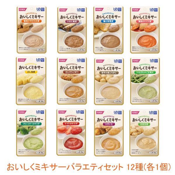 介護食 かまなくてよい 12種セット レトルト おいしくミキサー バラエティセット 12種 ホリカフ...