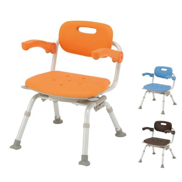 シャワーチェア 介護用風呂椅子 パナソニック シャワーチェア ［ユクリア］ ミドルSP回転おりたたみ...