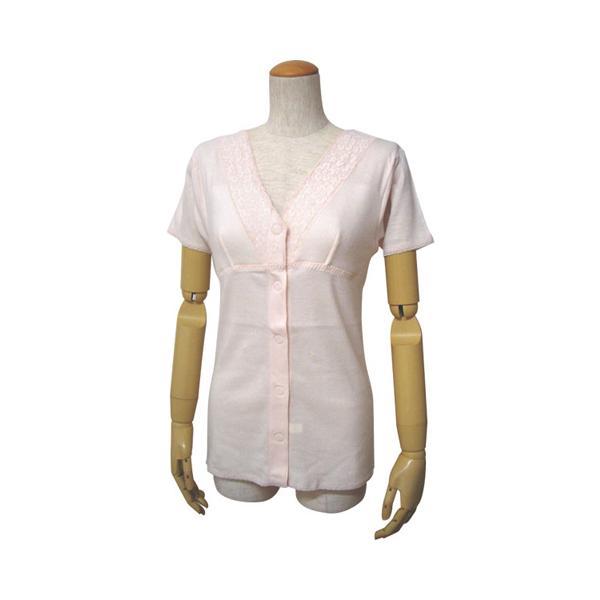 婦人 ソフトカップ付 三分袖前開きインナー（ワンタッチテープ式）W491 M L LL ウエル (介...