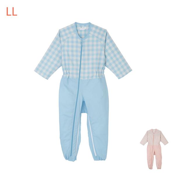 エコノミーコンビネーション フルオープン型 5748 LL エンゼル 介護 前 開き 服 介護用パジ...