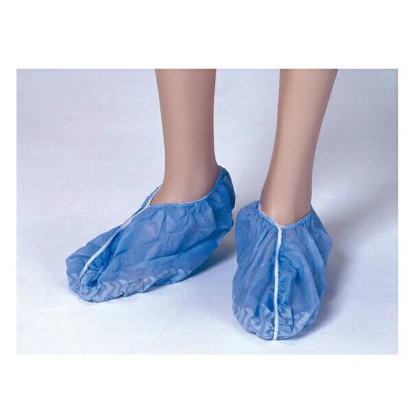 使い捨て 感染対策商品 施設 病院 衛生 予防 サージシューズカバー 076200　100枚入 竹虎...