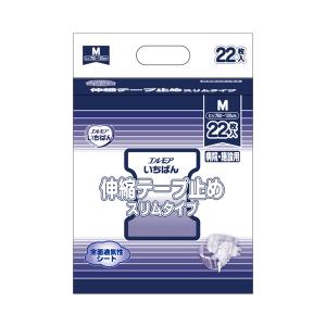専用商品　エルモアいちばん 幅広簡単テープ止め Mサイズ8袋 たのめーる】カミ商事 エルモア いちばん 幅広簡単テープ止め L