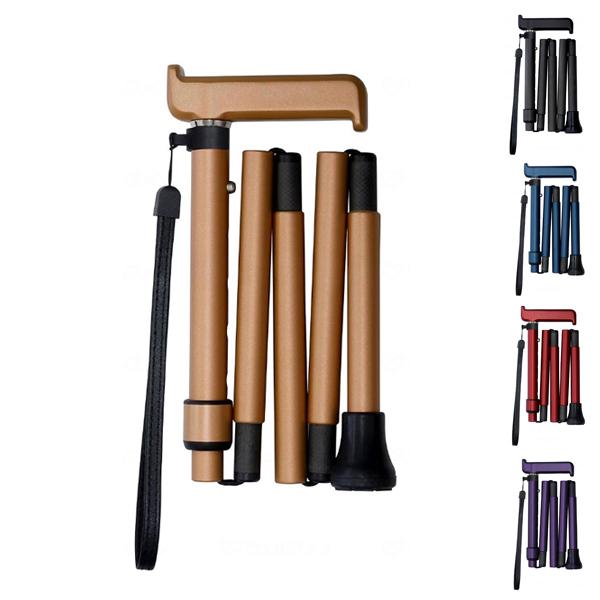 杖 ステッキ おしゃれ 折りたたみめちゃ軽ステッキ 50C-1 島製作所 介護 介護用品