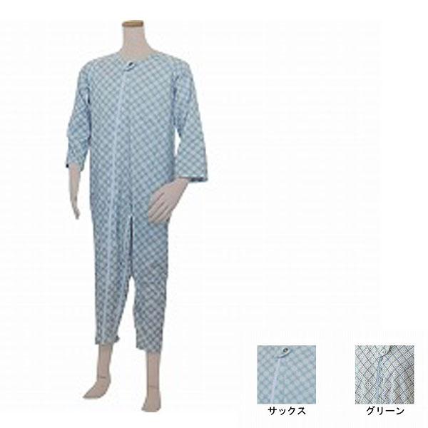 介護用つなぎ服パジャマ オールシーズン用 タッチホック式テイコブエコノミー上下続き服LLサイズ UW...